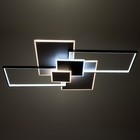 Люстра с ПДУ "Малевия" LED 260Вт 3000-6000К черный 110х75х9 см - фото 33060581