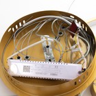Люстра с ПДУ "Брочини" 3LED 240Вт 3000-6000К золото 60х60х10-110см BayerLux - фото 319155582