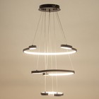 Люстра с ПДУ "Брочини" 3LED 240Вт 3000-6000К черный 60х60х110 см BayerLux 7673090