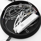 Люстра с ПДУ "Брочини" 3LED 240Вт 3000-6000К черный 60х60х110 см BayerLux 7673090