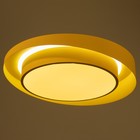 Люстра с ПДУ «Зефир» LED 120 Вт 3000-6000К желтый 50×50×10 см BayerLux - Фото 4