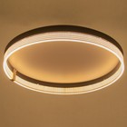 Люстра с ПДУ "Нилас" LED 80Вт 3000-6000К черный 50х50х10 см BayerLux - Фото 3