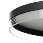 Люстра с ПДУ "Нилас" LED 80Вт 3000-6000К черный 50х50х10 см BayerLux - Фото 7