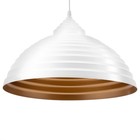 Светильник "Купол" 1x40Вт E27 бело-золотой 40х40х22-122 см - фото 805130671