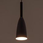 Светильник BayerLux Подвес "Капля" 1x40Вт E27 серый10х10х28-128 см - фото 24670181