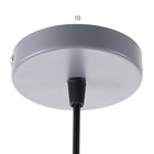 Светильник BayerLux Подвес "Капля" 1x40Вт E27 серый10х10х28-128 см - фото 24670183