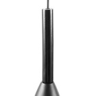 Светильник BayerLux Подвес "Капля" 1x40Вт E27 черный 10х10х28-128 см - фото 24670190