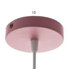 Светильник BayerLux "Канди" 1xE27 40Вт розовый 16х16х20-120 см - Фото 6