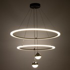 Люстра Новас LED 90 Вт 3000-6000К золото 80×80×100 см BayerLux - фото 49309665