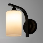 Бра "Алатея" Е27 40Вт черный 10х23 см - фото 24244322