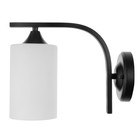 Бра "Алатея" Е27 40Вт черный 10х23 см - фото 24244324