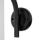 Бра "Алатея" Е27 40Вт черный 10х23 см - фото 24244325