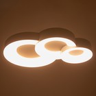 Люстра «Пассито» LED 72 Вт 3000-6000К ПДУ белый 57×43×85 см BayerLux - Фото 3