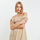 Платье женское MINAKU: Enjoy цвет бежевый, размер 42 - Фото 4