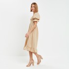 Платье женское MINAKU: Enjoy цвет бежевый, размер 48 - фото 41448596