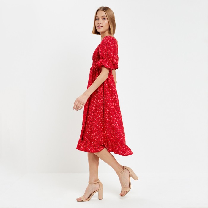 Платье женское MINAKU: Enjoy цвет красный, р-р 42 - фото 1909037852