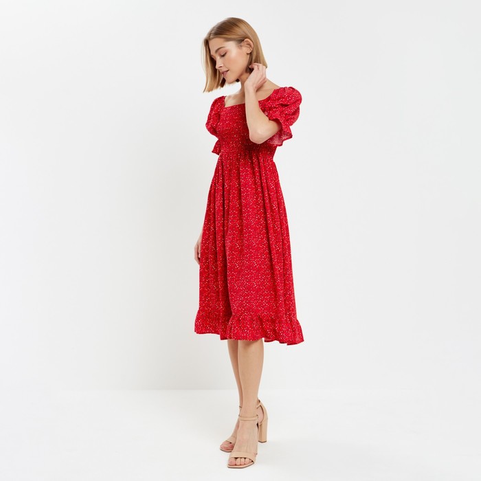 Платье женское MINAKU: Enjoy цвет красный, р-р 42 - фото 1909037855