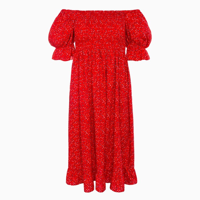 Платье женское MINAKU: Enjoy цвет красный, р-р 42 - фото 1909037858