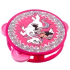 Музыкальная игрушка «Бубен: Минни Маус», цвет розовый - фото 32417185
