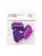Бигуди для прикорневого объема, 5.7×3×1 см, 6 шт., розовые, фиолетовые - Фото 3