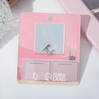 Брошь «Ножницы» драгоценные, белая в серебре - Фото 4