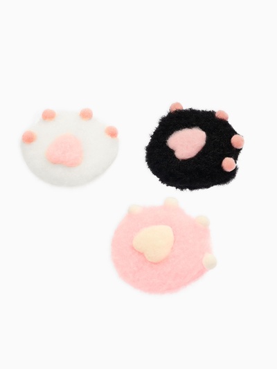 Брошь «Кошачья лапка», цвет МИКС