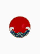 Значок «Журавль и солнце», цветной в золоте - Фото 3