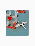 Значок «Журавль и солнце», цветной в золоте - Фото 7