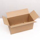 Коробка складная, бурая, 60 х 30 х 30 см - фото 319156909