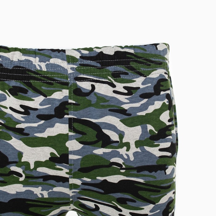 Брюки мужские, цвет серо-зелёный камуфляж, размер 52 58479