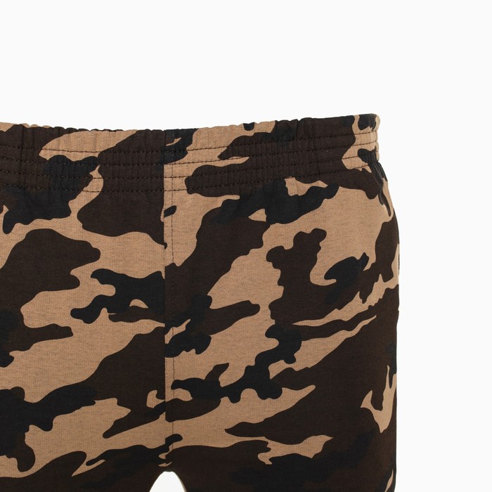 Брюки мужские, цвет тёмно-коричневый, камуфляж, размер 56 58486