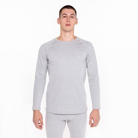 Термобелье мужское (лонгслив, кальсоны) НАЧЁС, цвет серый, размер 56
