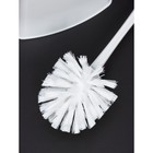 Ёршик для унитаза с подставкой Tule, 15,5×15,5×35 см, цвет светло-серый - Фото 4