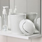 Контейнер для мусора настольный Tule, 1 л, d=11.2 см, h=17.5 см, светло-серый - Фото 3