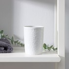 Стакан для зубных щёток Tule, 350 мл, d=7.7 см, h=10.4 см, светло-серый - Фото 2