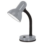 Настольная лампа BASIC 1, 1x60Вт E27, цвет серебро, черный - фото 296754905