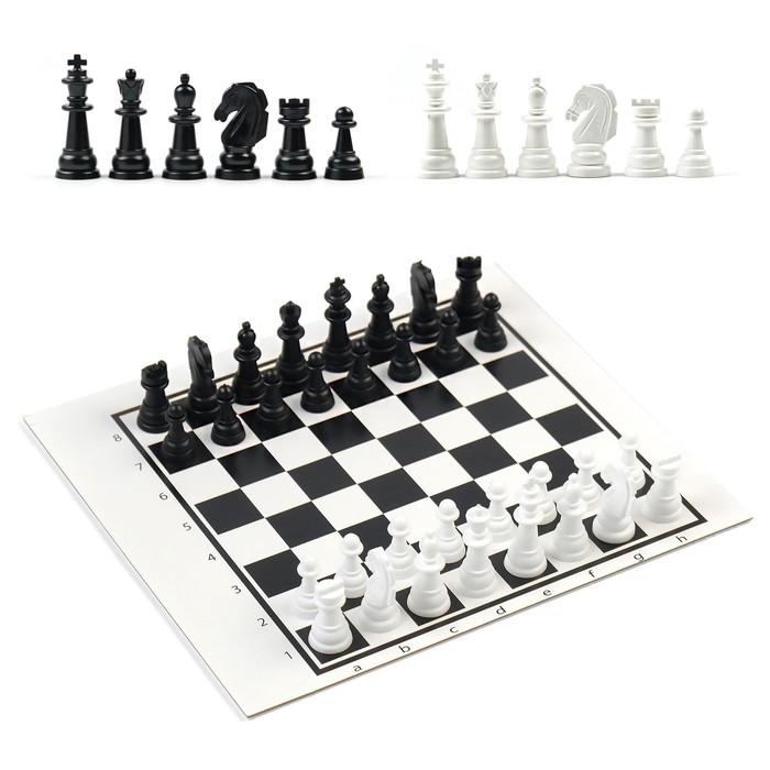 Настольная игра 2 в 1 "Надо думать": шашки, шахматы - фото 1906785444