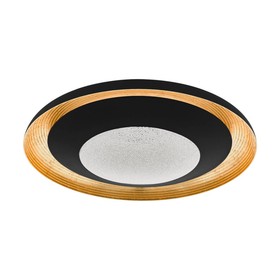 Светильник CANICOSA 2, 1x24,5Вт LED, 2700-6500K, 3000лм, цвет золото, черный