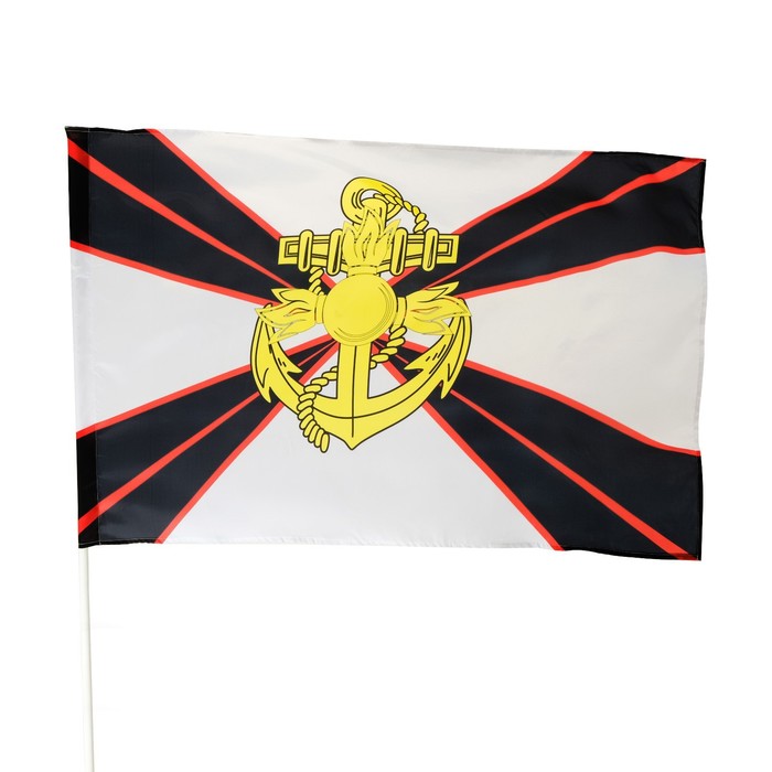 Флаг Морской Пехоты, 90 х 135 см, полиэфирный шелк, без древка