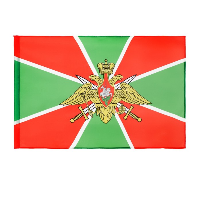 Флаг Пограничные войска, 90×135 см, полиэфирный шёлк, без древка - Фото 1
