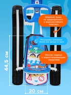 Снегокат «Тимка спорт 4-1», ТС4-1/БГ, со спинкой и ремнём безопасности - Фото 3