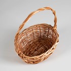 Корзин плетёная для хранения Hleda, ива, бежевая, набор 3 шт. - Фото 3