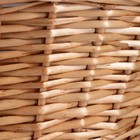 Корзин плетёная для хранения Hleda, ива, бежевая, набор 3 шт. - Фото 5