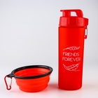 Набор поилка и силиконовая миска «Друзья навсегда» - Фото 2