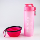 Поилка и силиконовая миска «Котики» - Фото 2