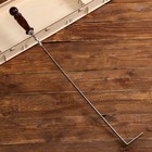 Набор с шампурами подарочный "Шафран", 8 предметов, в деревянной коробке, шампуры 50см - фото 24398489