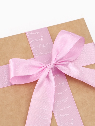 Лента атласная «Прованс», 2.5 см × 22.5 (± 1) м, сиреневая