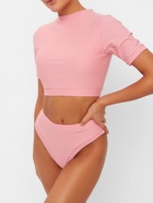 Купальник раздельный MINAKU с топом, цвет розовый, размер 42 - фото 805133198