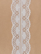 Кружево капроновое, 40 мм, 10±1 м, белое - Фото 3