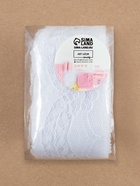 Кружево капроновое, 40 мм, 10±1 м, белое - Фото 5